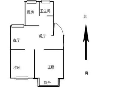 紫竹林小区 2室 2厅 65平米