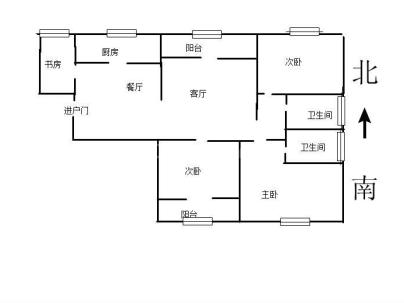 骏景豪庭 3室 1厅 123平米