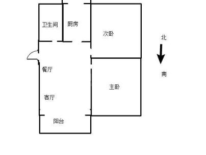 腾逸水岸名城 2室 2厅 91.57平米