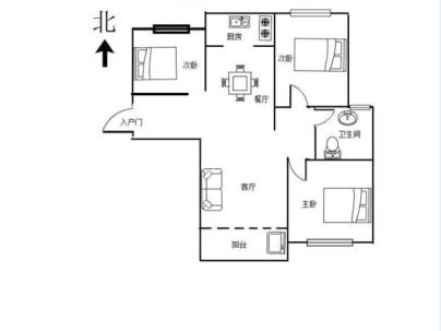 宝恒南山广场 3室 2厅 104平米