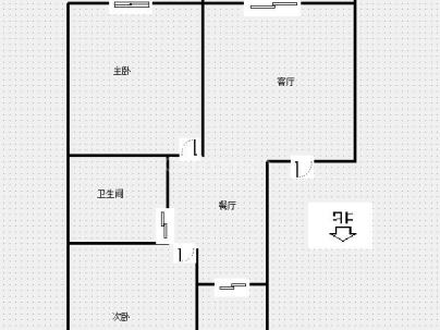 梧桐嘉苑 2室 2厅 68平米