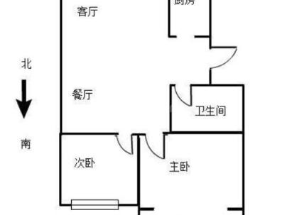 南河佳苑 2室 1厅 85平米