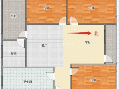 药品公司宿舍 3室 2厅 99.36平米