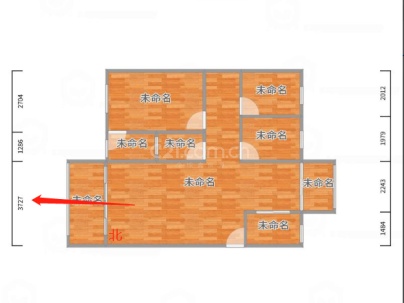 上河新城 3室 2厅 159平米