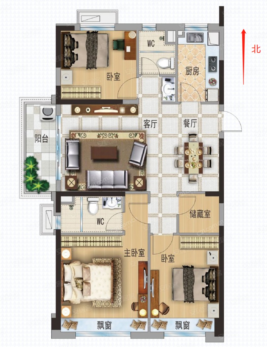 户型次卧碧桂园南阳首府小区简介residential community查看更多小区