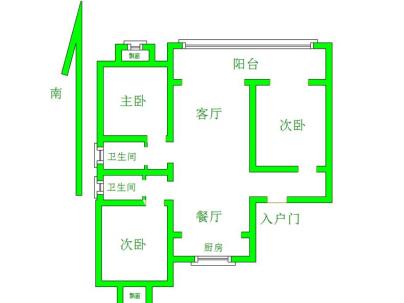 泰兴碧桂园 3室 2厅 120平米