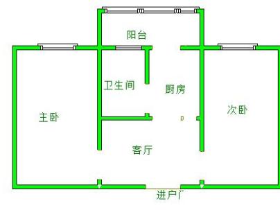 济川新村(一区) 2室 1厅 63平米