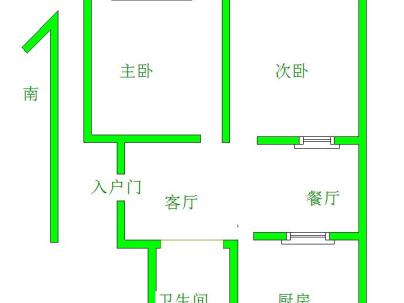 国庆新村 2室 1厅 64平米