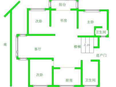 永大怡景园 3室 2厅 143.8平米