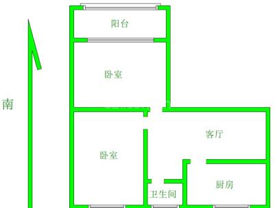 幸福家园(济川) 2室 2厅 68平米