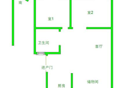 江海小区 2室 2厅 100平米