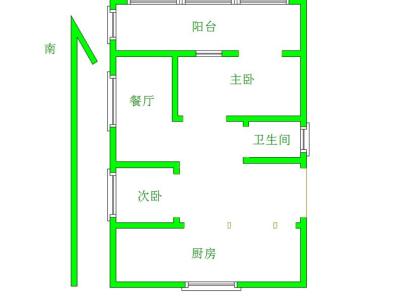 商井新村 2室 2厅 59平米