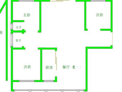金东花苑 3室 2厅 152平米
