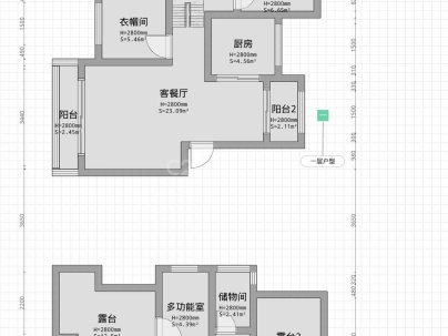 越美金江宝邸 4室 3厅 195.13平米