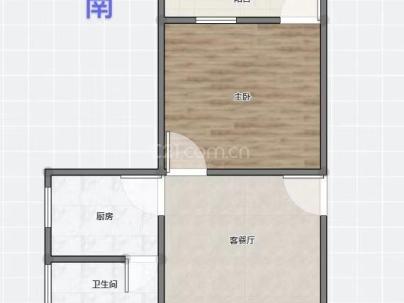 居民宿舍（解放路12号）新解放路12号 1室 1厅 48.9平米