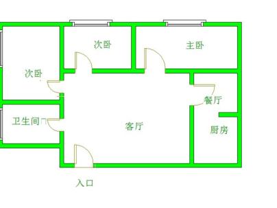 天池大厦（房本北京路89号） 4室 2厅 141平米