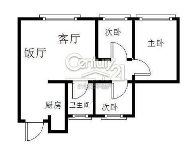 泰丰国际城 3室 2厅 110平米