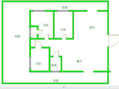 华商公园里C区 3室 2厅 108平米