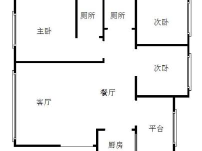 南湖郡 3室 2厅 103平米