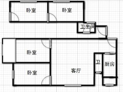 尚东美域 2室 1厅 81平米