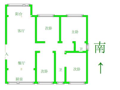 碧桂园黄金时代 4室 2厅 135平米