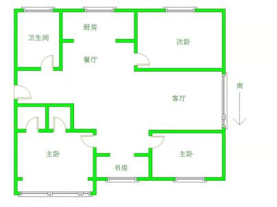 华佳梅苑 4室 2厅 136.5平米