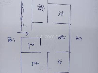 毛毛幼儿园对面 3室 2厅 100平米