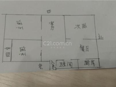 电信小区 3室 1厅 112平米