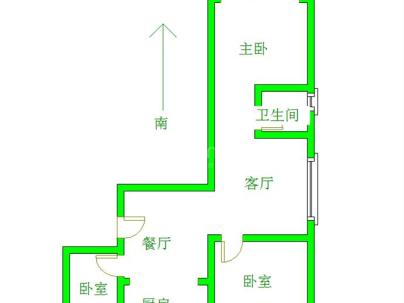 紫薇苑 3室 1厅 104.38平米