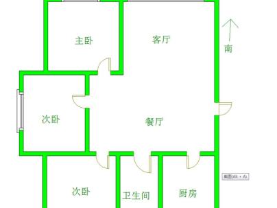 世纪华庭 3室 2厅 120平米