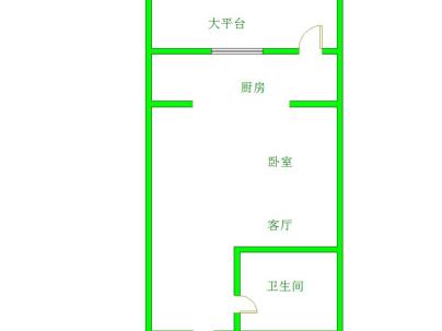 金色云天 1室 1厅 45.32平米