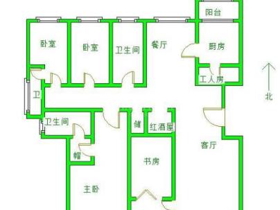 恒大名都 4室 2厅 273平米