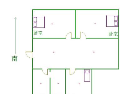 南黎小区 3室 2厅 104.6平米