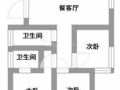 龙方家园 3室 1厅 120平米