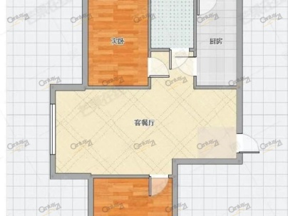 锦绣馨园 2室 1厅 72.53平米